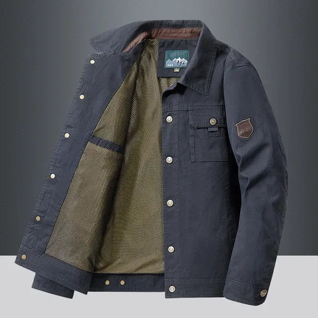 Jaqueta Casual Masculina em Algodão Firenzo - Lojas Firenzo