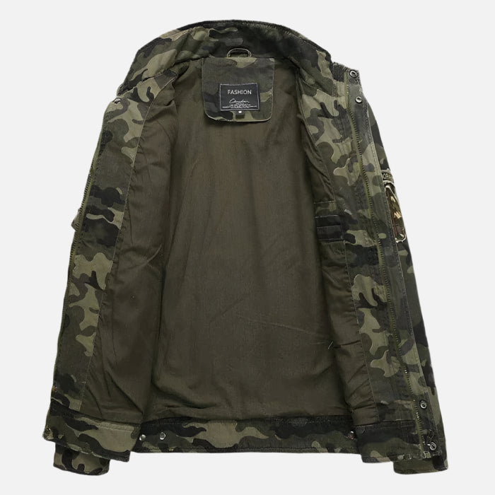 Jaqueta Masculina Camuflada Firenzo - Lojas Firenzo