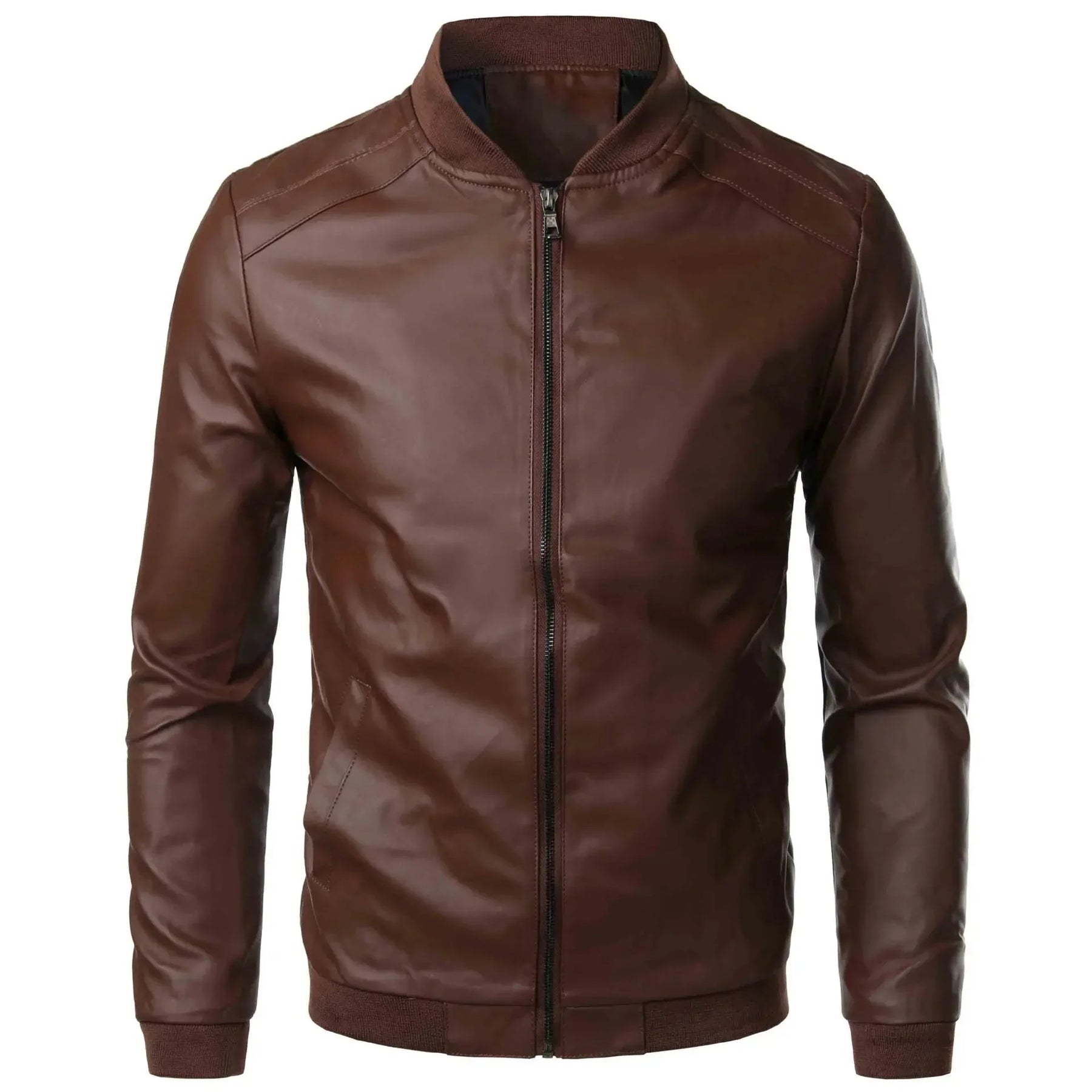 Jaqueta Masculina Couro Básica - Lojas Firenzo