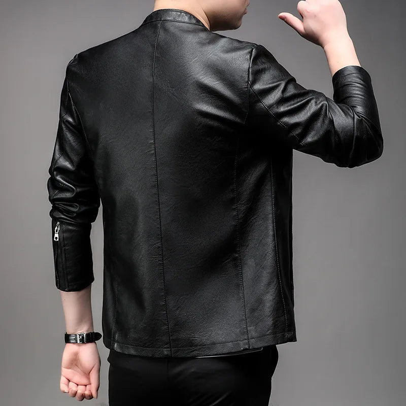 Jaqueta de Couro Masculina Alpha Man - Lojas Firenzo