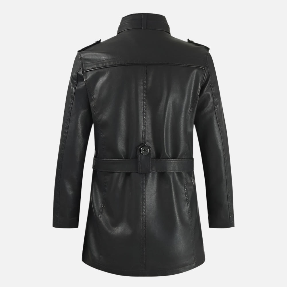 Jaqueta de Couro Masculina Sobretudo Firenzo - Lojas Firenzo