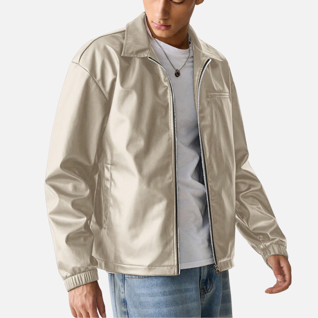 Jaqueta de Couro Masculina Urban - Lojas Firenzo