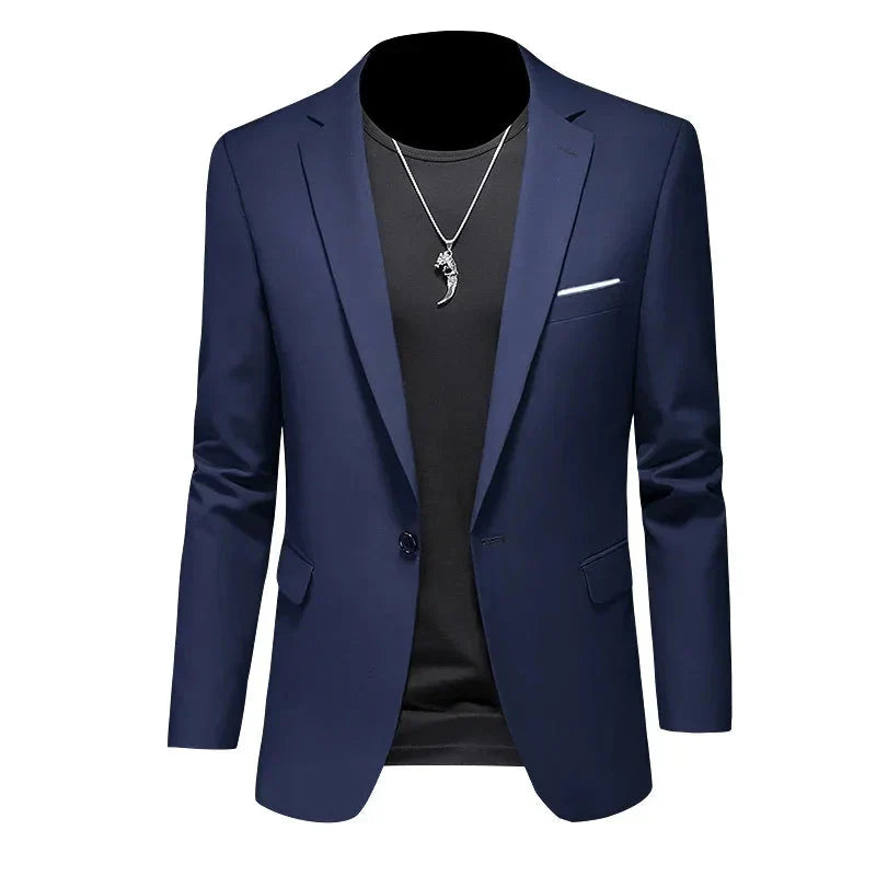 Blazer Masculino Esporte Fino Liso - Lojas Firenzo