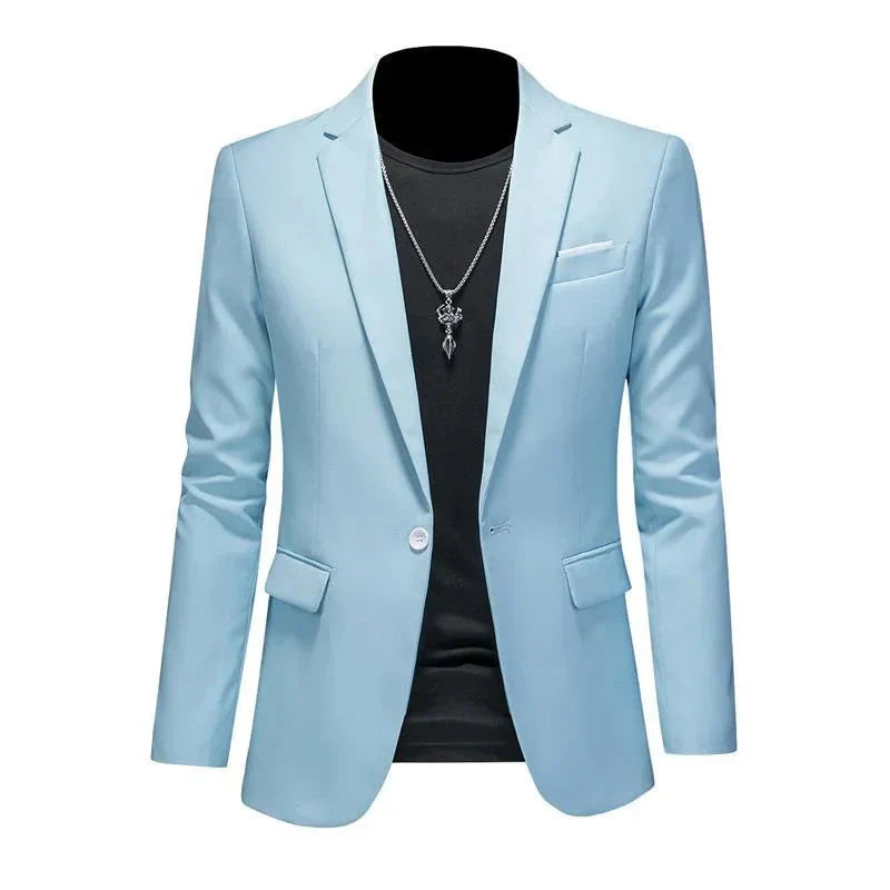 Blazer Masculino Esporte Fino Liso - Lojas Firenzo