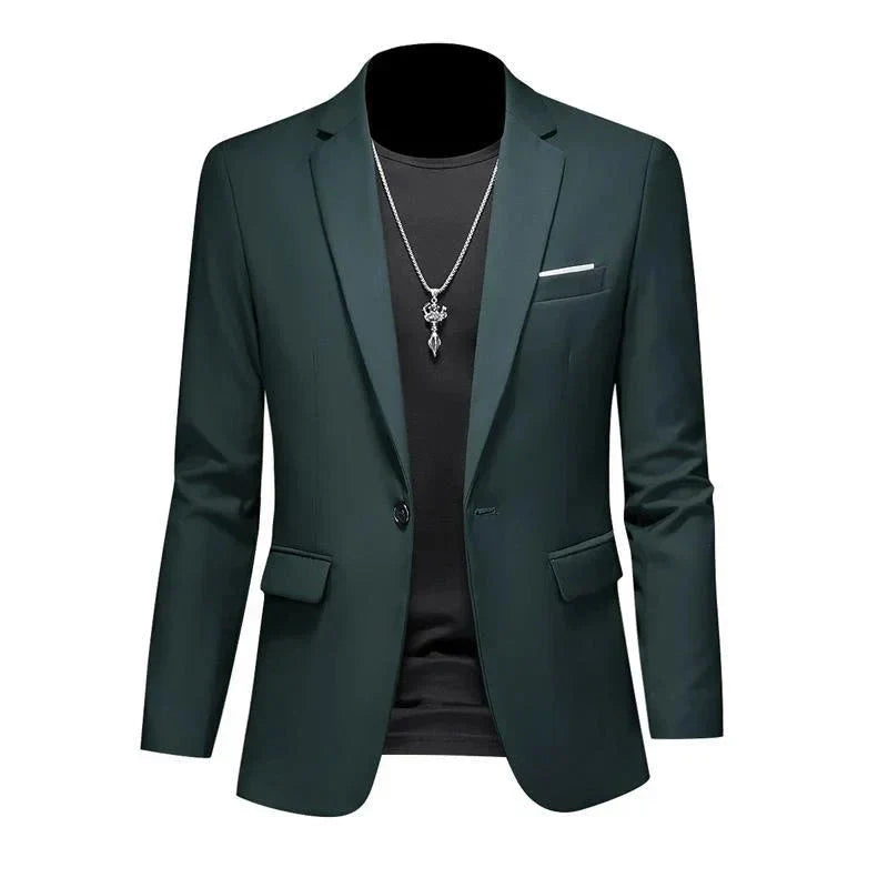 Blazer Masculino Esporte Fino Liso - Lojas Firenzo