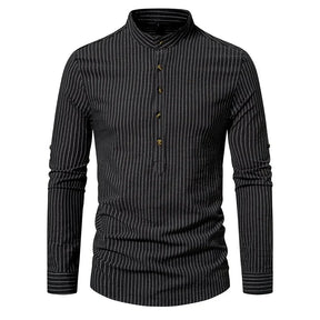 Camisa Masculina Gola Padre 100% Algodão - Lojas Firenzo