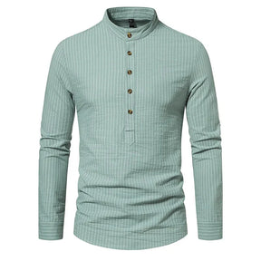 Camisa Masculina Gola Padre 100% Algodão - Lojas Firenzo