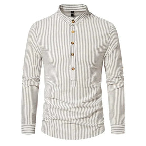 Camisa Masculina Gola Padre 100% Algodão - Lojas Firenzo