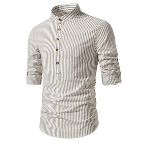Camisa Masculina Gola Padre 100% Algodão - Lojas Firenzo