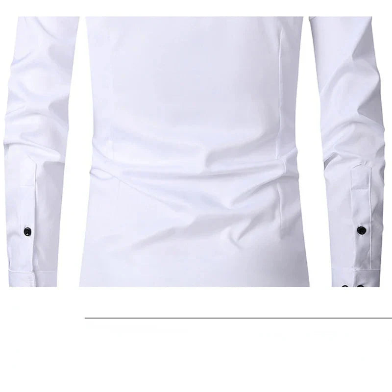 Camisa Social Masculina Elástica Slim Fit - Lojas Firenzo