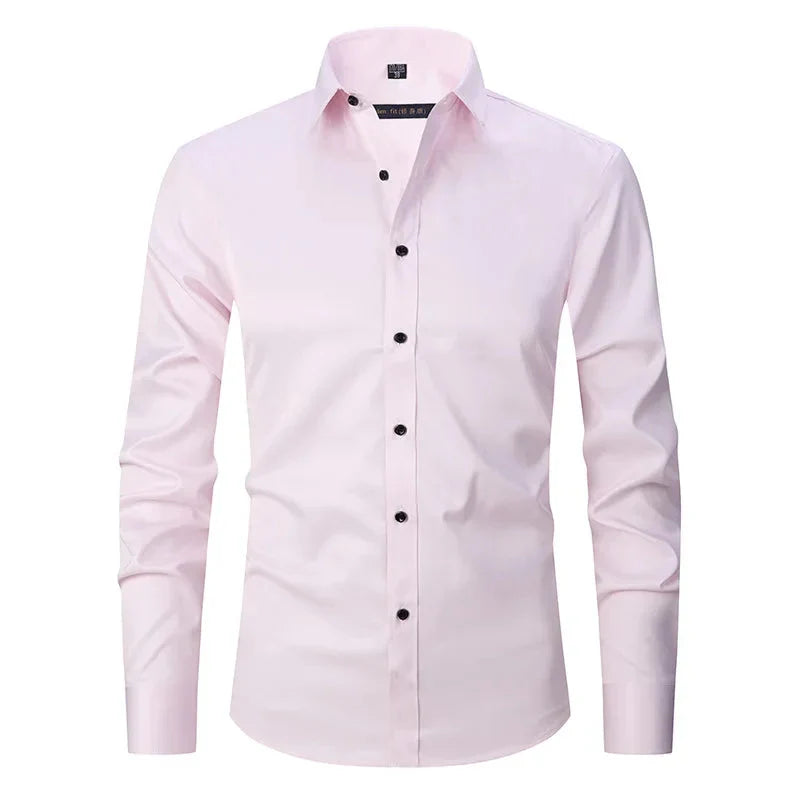 Camisa Social Masculina Elástica Slim Fit - Lojas Firenzo