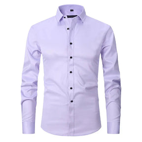 Camisa Social Masculina Elástica Slim Fit - Lojas Firenzo