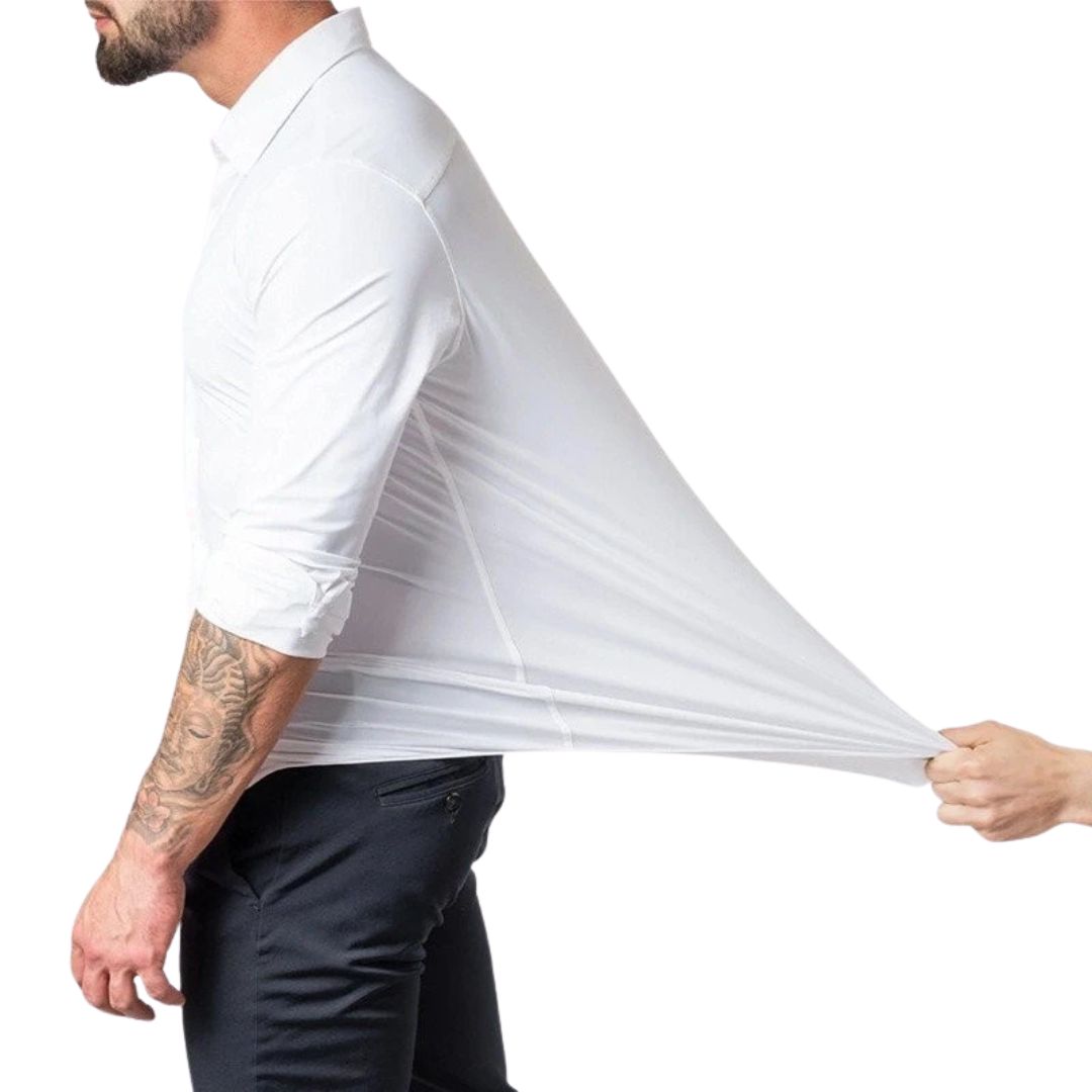 Camisa Social Masculina Slim Elástica Firenzo - Lojas Firenzo