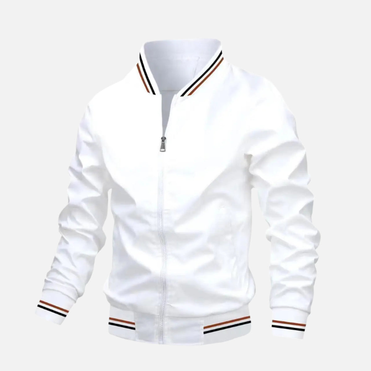 Jaqueta Casual Masculina com Zíperes Firenzo - Lojas Firenzo