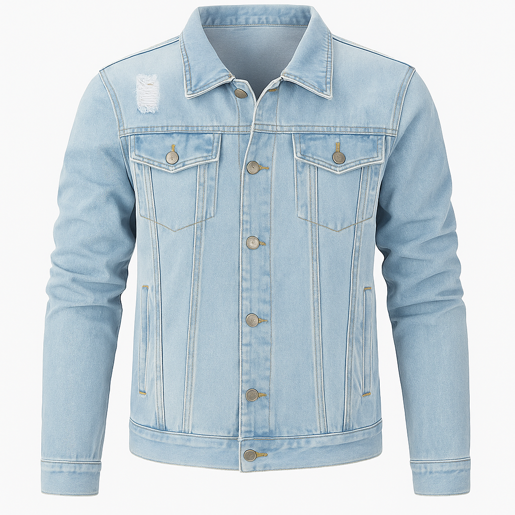 Jaqueta Jeans Masculina Austor - Lojas Firenzo