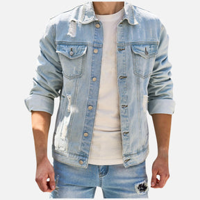 Jaqueta Jeans Masculina Austor - Lojas Firenzo