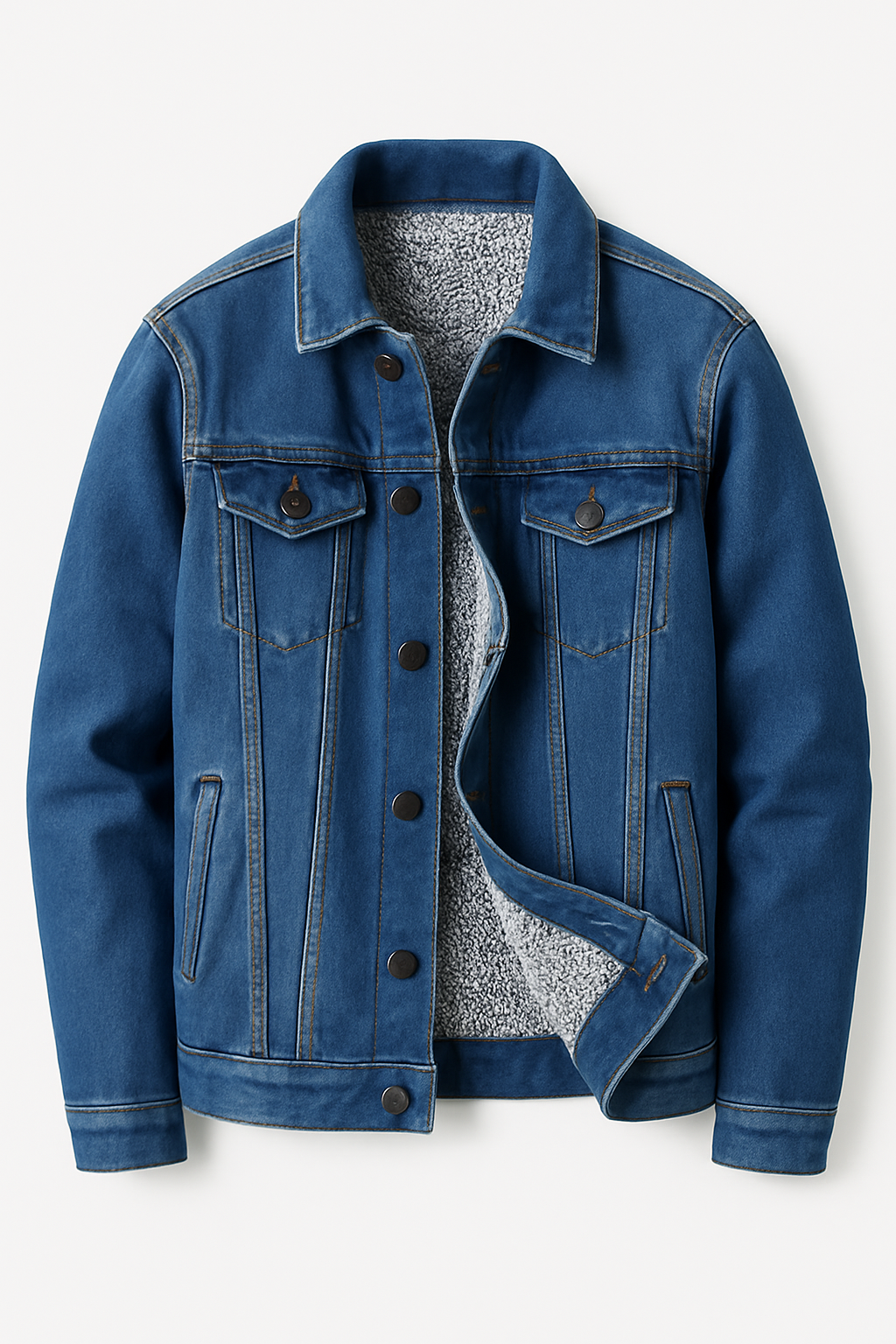 Jaqueta Jeans Masculina Forrada Firenzo FRZ114 - Lojas Firenzo