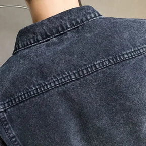 Jaqueta Jeans Masculina com Botões Firenzo - Lojas Firenzo