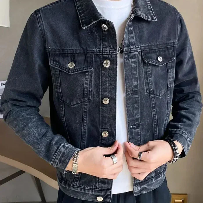Jaqueta Jeans Masculina com Botões Firenzo - Lojas Firenzo