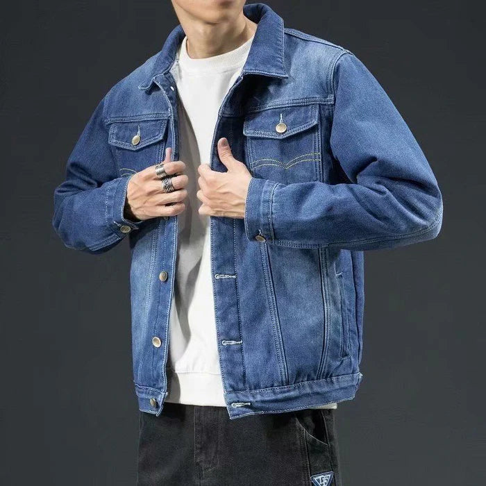 Jaqueta Masculina Jeans Acolchoado - Lojas Firenzo