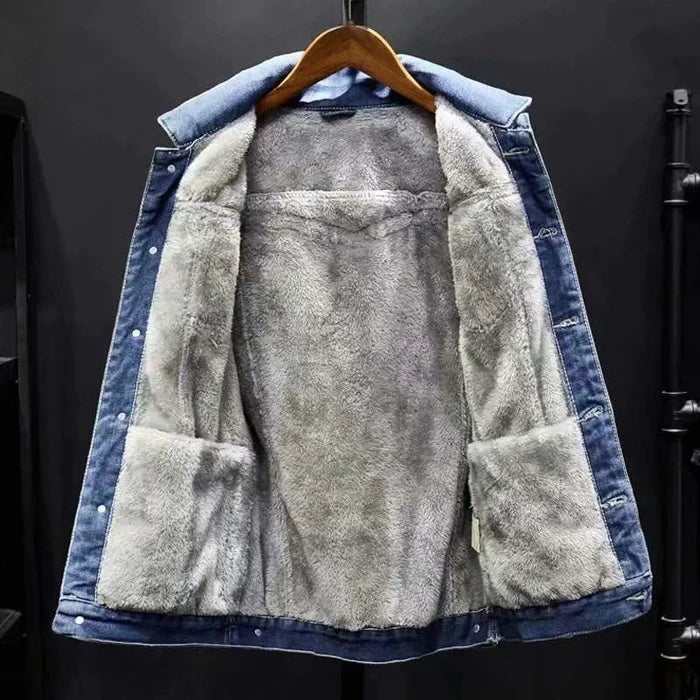 Jaqueta Masculina Jeans Acolchoado - Lojas Firenzo