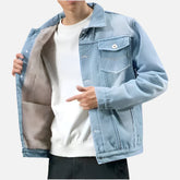Jaqueta Masculina Jeans Acolchoado - Lojas Firenzo