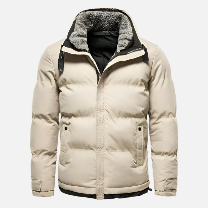 Jaqueta Masculina Puffer Forrada em Lã Firenzo - Lojas Firenzo