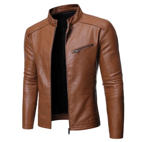 Jaqueta Masculina de Couro Madrid - Lojas Firenzo