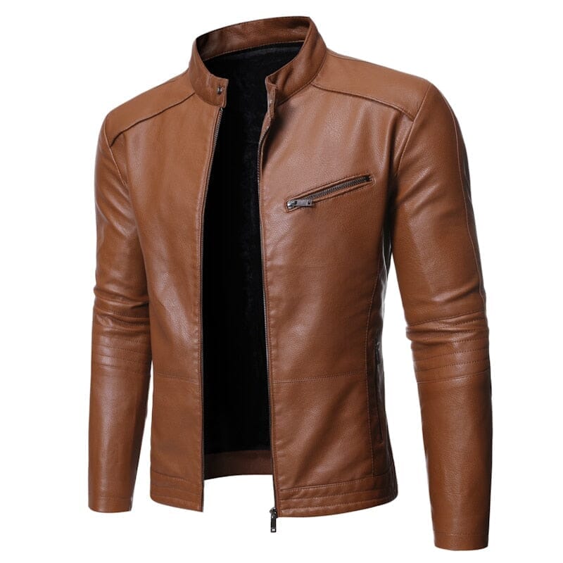 Jaqueta Masculina de Couro Madrid - Lojas Firenzo