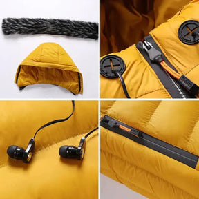 Jaqueta Puffer Masculina Capuz Forrado - Lojas Firenzo