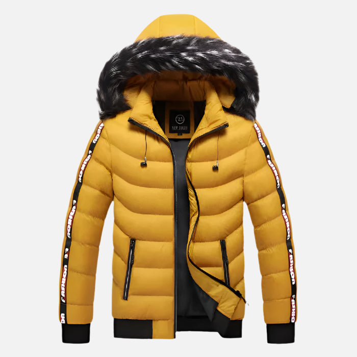 Jaqueta Puffer Masculina Capuz Forrado - Lojas Firenzo