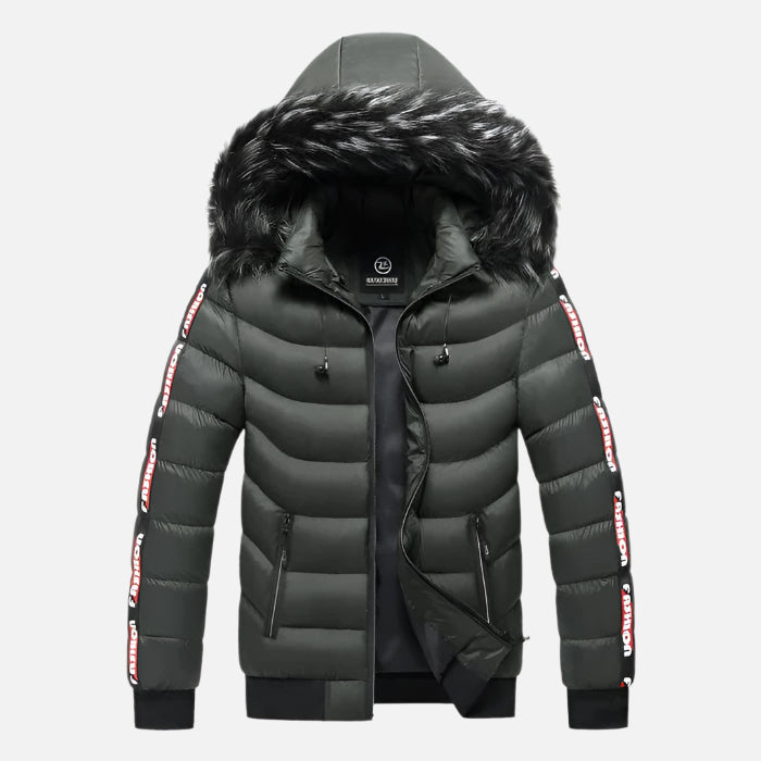 Jaqueta Puffer Masculina Capuz Forrado - Lojas Firenzo