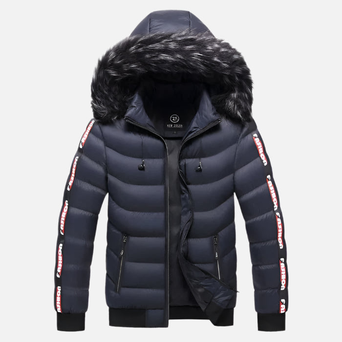 Jaqueta Puffer Masculina Capuz Forrado - Lojas Firenzo