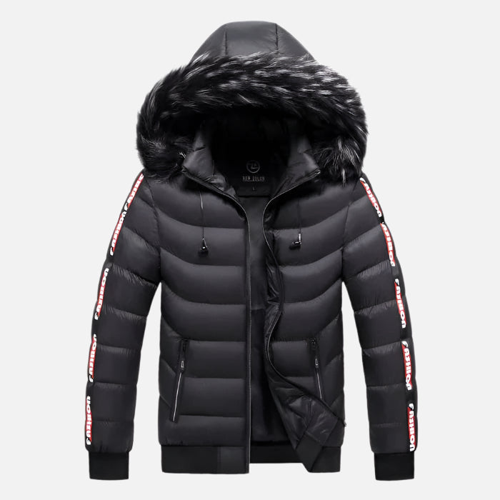 Jaqueta Puffer Masculina Capuz Forrado - Lojas Firenzo
