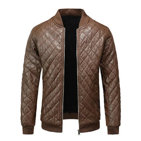 Jaqueta de Couro Masculina Race - Lojas Firenzo