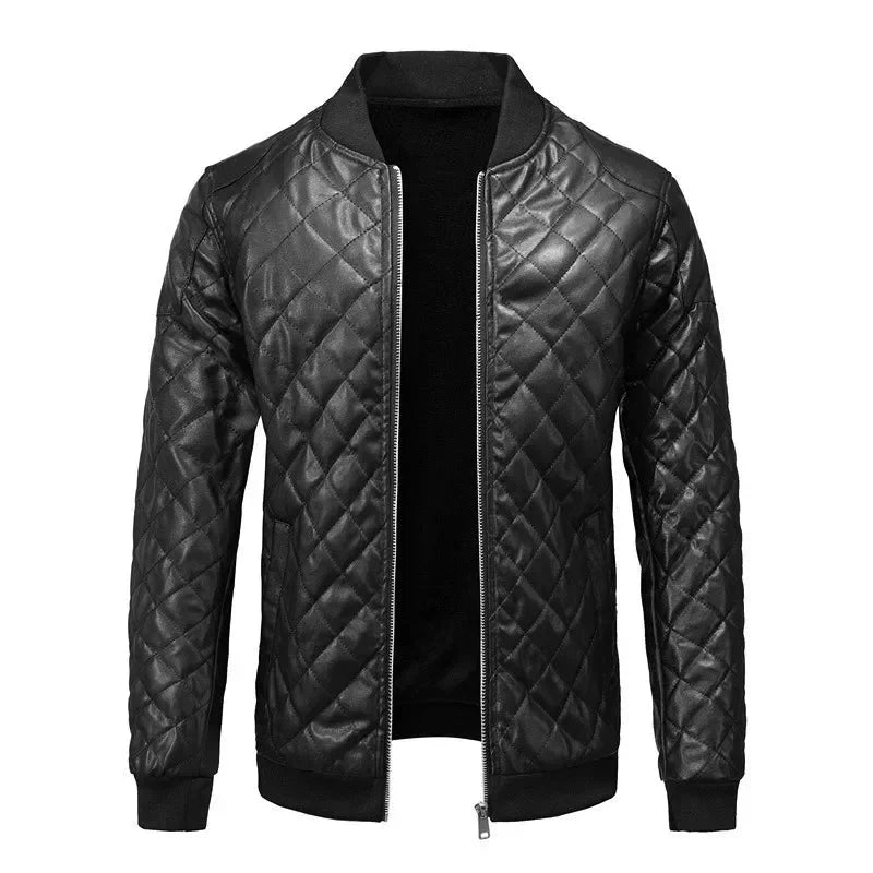 Jaqueta de Couro Masculina Race - Lojas Firenzo