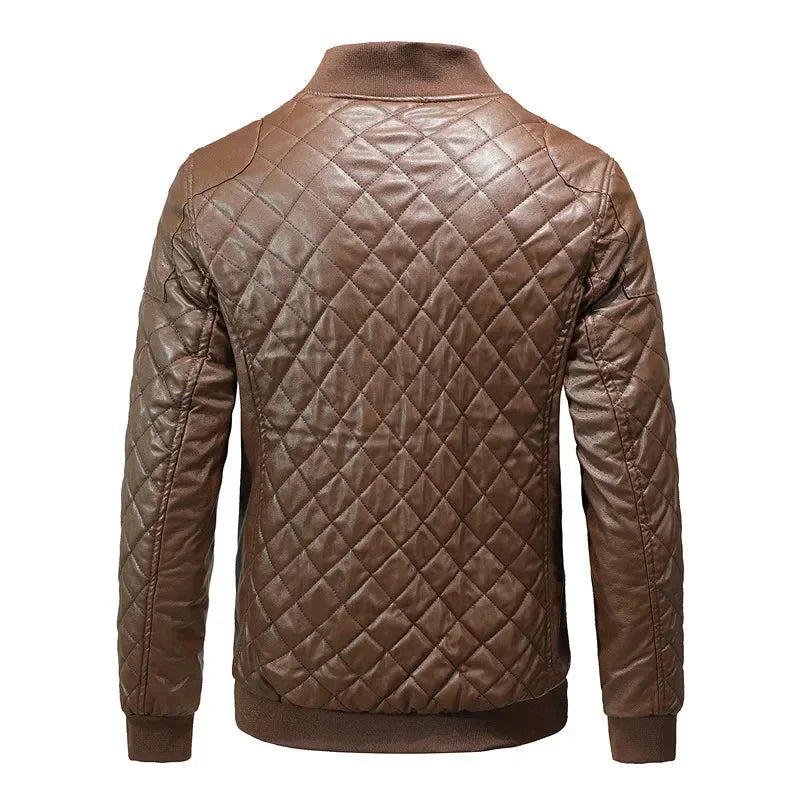 Jaqueta de Couro Masculina Race - Lojas Firenzo