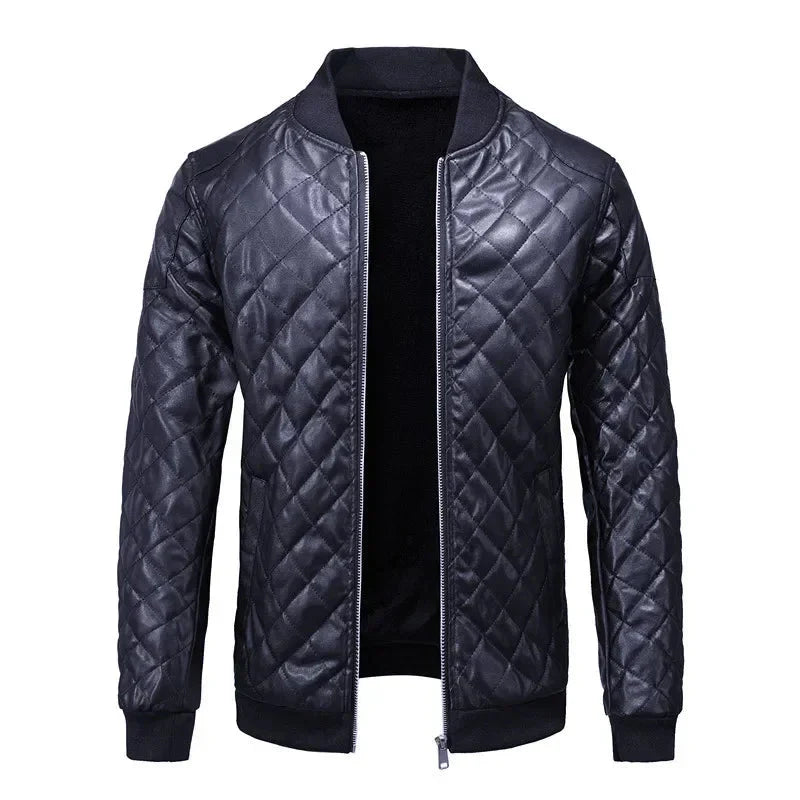 Jaqueta de Couro Masculina Race - Lojas Firenzo