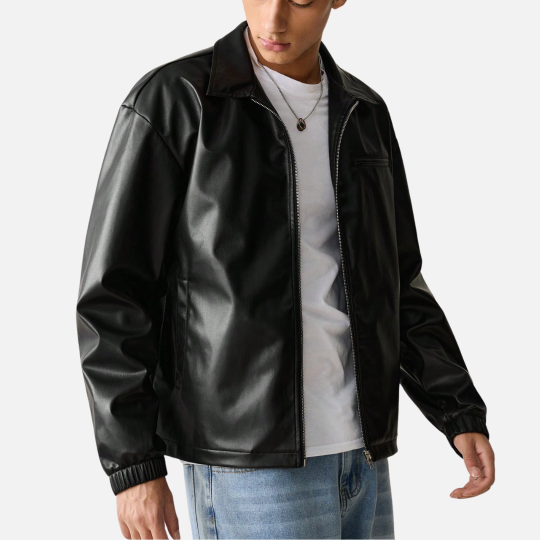 Jaqueta de Couro Masculina Urban - Lojas Firenzo