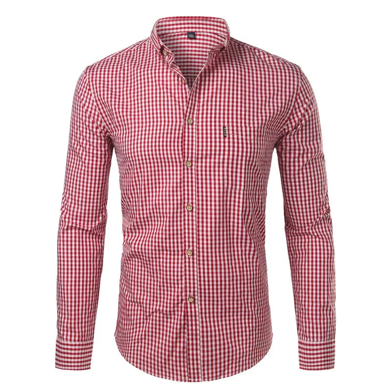 Camisa Social Masculina Manga Longa