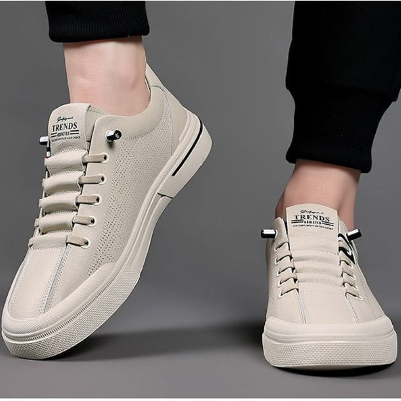 Tênis Masculino Casual Fashion Buck Couro - Lojas Firenzo