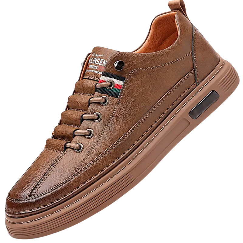 Tênis Masculino Casual de Couro Italian Man - Lojas Firenzo
