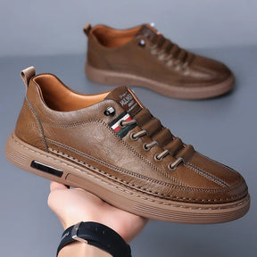 Tênis Masculino Casual de Couro Italian Man - Lojas Firenzo