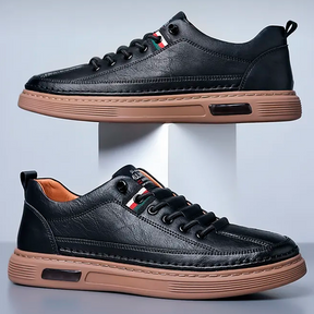 Tênis Masculino Casual de Couro Italian Man - Lojas Firenzo
