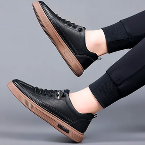 Tênis Masculino Casual de Couro Italian Man - Lojas Firenzo